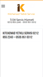 Mobile Screenshot of kitchenaidyetkiliservisi.net